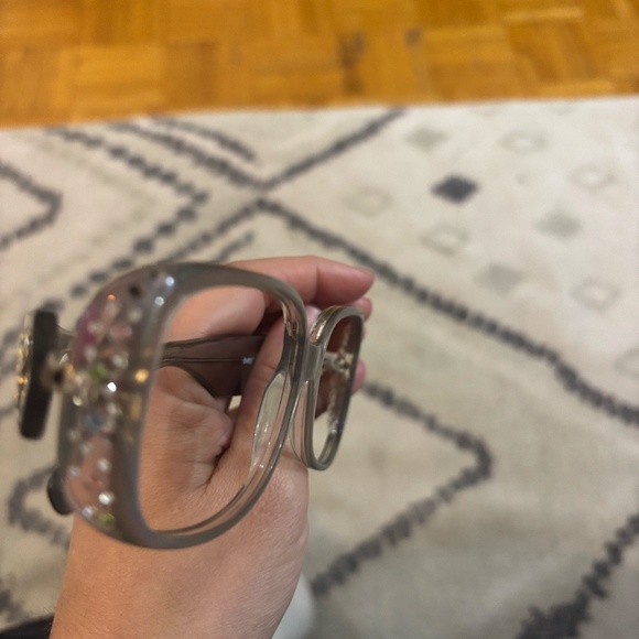 UNREAL blumarine 90s y2k eyeglasses frames * read description iridescent - Picture 4 of 10